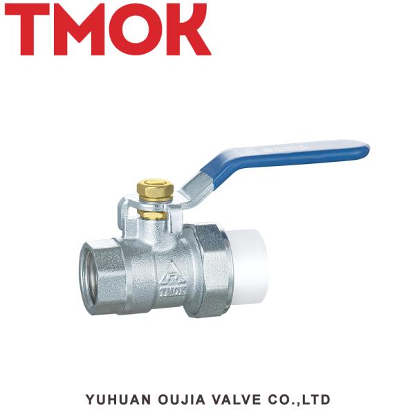 Brass inner wire ball valve long handle ball valve nickel plated source factory direct sales