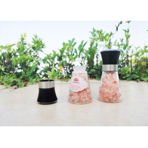 Manual Salt Peper Mill Adjustable Head Grinder With Condiment For Your Taste