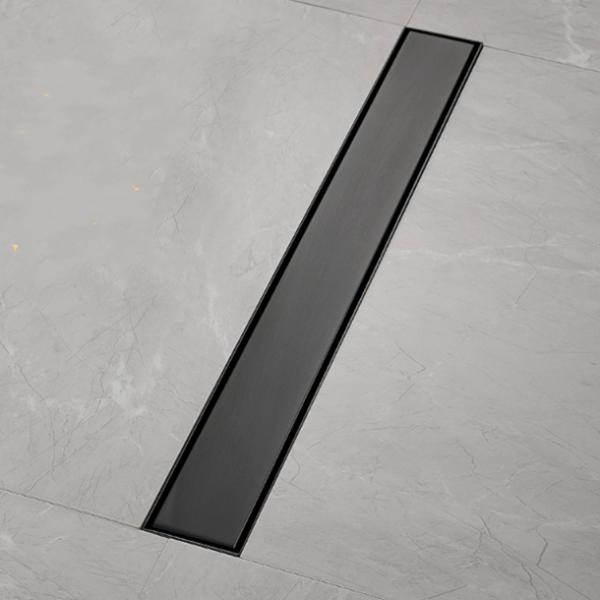 Electroplated Linear Square Floor Drain with Anti-Odor and Waterproof Technology
