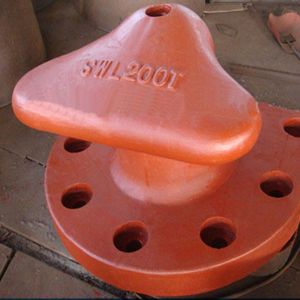 China 5T-1000T Bituminous Paint Marine Head Bollard on sale