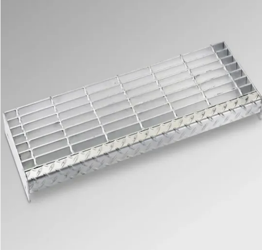 Heavy-Duty Outdoor Stair Treads Made From Galvanized Steel