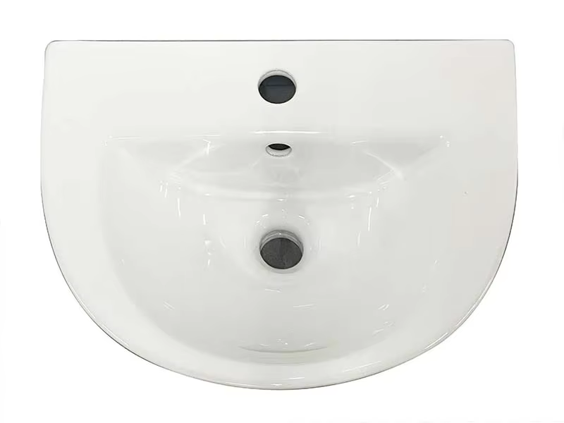 Chaozhou Small Size Wash Basins With Pedestal Sinks Wall Hung Ceramic Wash