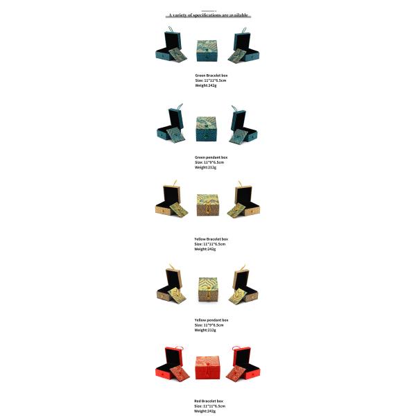 Jewelry Packaging Box for Bracelet Style Classic Necklace Pendant Storage Box 11*11*6.5cm