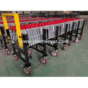 Expandable Flexible Gravity Wheel Conveyor Machine