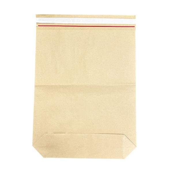 Durable Kraft Compostable Bags Recyclable Bottom Gusseted Bags Disposable With