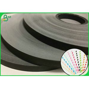 Full Degradable 60gsm Solid Black Straw Paper For Making Cocktail Straws