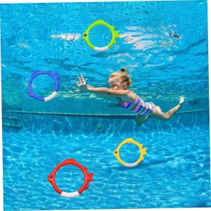 Outdoor Sport Summer Toys Swimming Fish Ring Diving Rings Water Toys Rings