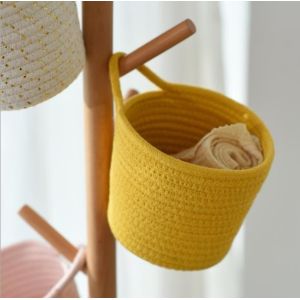 Decorative Custom Woven Cotton Rope Candy Storage Fabric Container Wholesale Spa