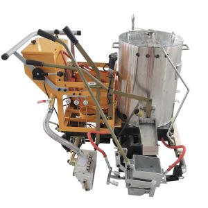 Quality Battery Electronic Pushing Thermoplastic Road Line Marking Machine for sale