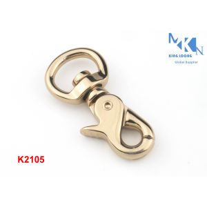 OEM ODM Brass Bag Snap Hook Zinc Alloy Swivel Eye Snap Hook For Purse