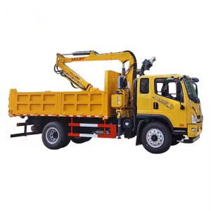 XDEM Hydraulic 4-Wheel Drive Grab and Transport Wood Truck Dump Machine with Bucket for Agricultural Use