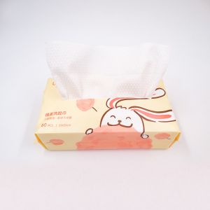Embossed Disposable Facial Towel Environmental Friendly
