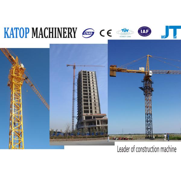 Buy 60m boom length 10t QTZ100(6018) big Tower Crane at wholesale prices