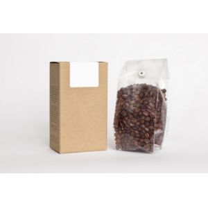 China cardboard brown or printed coffee packaging bags on sale