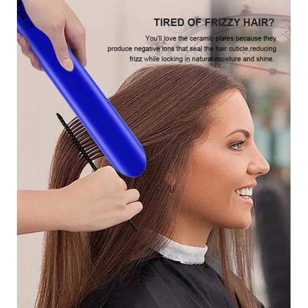 Professional Flat Iron Infrared Hair Straightener Tourmaline And Ceramic Plates