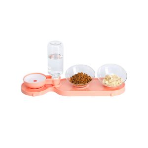 Neck Protection Three Purpose Tilting Pet Feeder Bowls