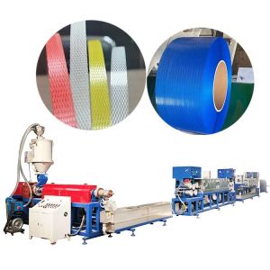 Single Screw 12mm PP Strapping Roll Manufacturing Machine Sandwich