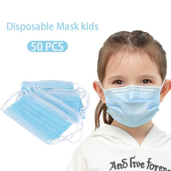 Buy 14x9cm Kids Sanitary CE FDA Disposable Medical Mask at wholesale prices