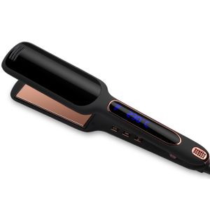 450 Degrees Electric Ceramic Hair Straightener Flat Iron LCD Display