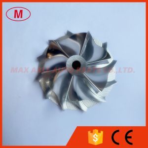 CT26 53.11/71.00mm 6+6 Blades Turbocharger aluminum 2618/milling/billet