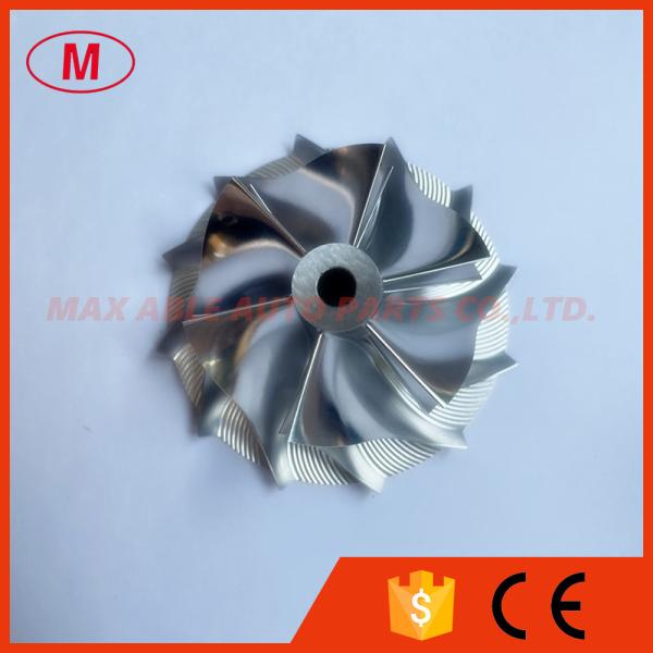 CT26 53.11/71.00mm 6+6 Blades Turbocharger aluminum 2618/milling/billet compressor wheel