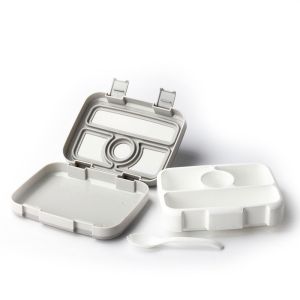 Eco Friendly Sustainable Dishwasher Safe Plastic Bento Lunch Box With Four