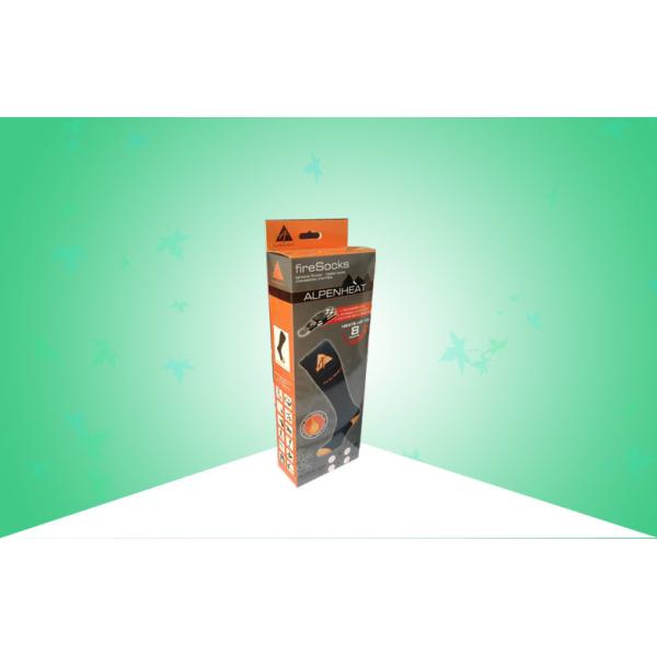 Buy 400gsm Art - Paper Packaging Boxes Firm Concise Design For Packing Fire Socks at wholesale prices