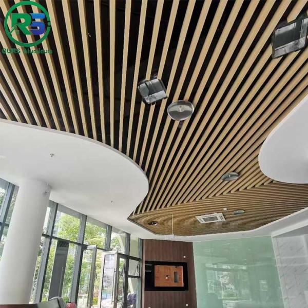 0.7mm False Strip Linear Indoor Suspended Ceiling Metal Aluminum Building Decorative Material