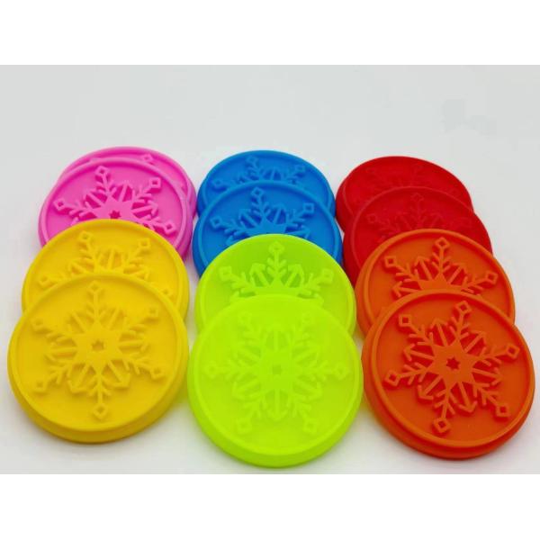 Christmas Baking Decor Tools Food Grade Silicone Wood Cookie Stamps And Biscuit Cutter