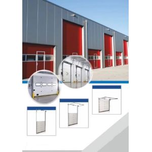 Customized Steel Sectional Roll Up Door Insulated Sectional Galvanized