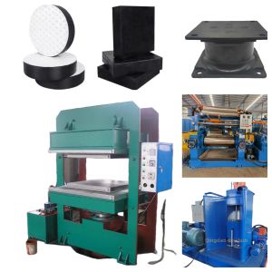 Rubber Hydraulic Molding Machine Manufacture Rubber Shock Absorbing Pads And