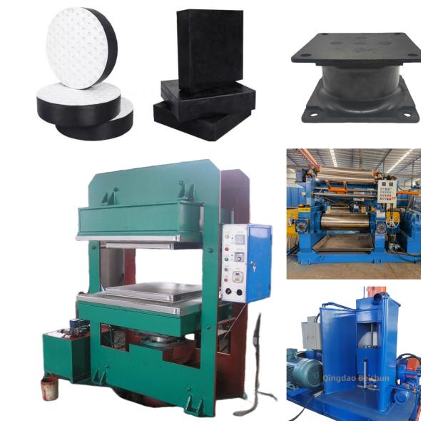 Rubber Hydraulic Molding Machine Manufacture Rubber Shock Absorbing Pads And