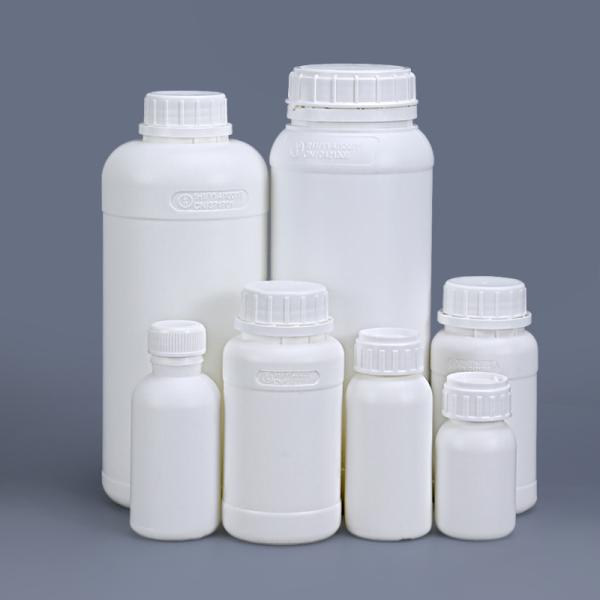 Buy 1000ml Fluorinated HDPE Bottles With Screw Cap HDPE Collar Material for Logo Printing at wholesale prices