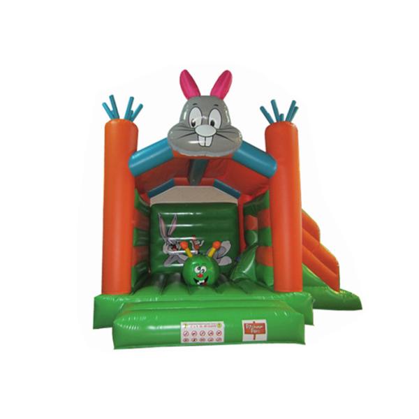 Buy Carotte / Rabbite Combo Inflatable Jump House Strong Pvc Fire Resistance For Backyard at wholesale prices