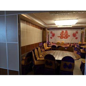 Interior Wood Soundproof Partition Operable Demountable Movable Partition Wall