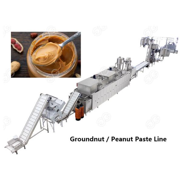 Buy 500 kg/h Complete Peanut Paste Production Line Groundnut Butter Making Machine at wholesale prices