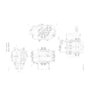 4228354 Main Control Relief Valve Hitachi Excavator EX300-3