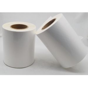 China 100m White Glassine Paper 62G Industrial Adhesive Labels on sale