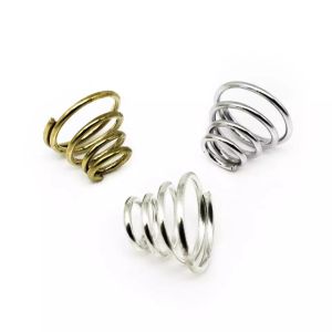 China Nickel Plated Steel Cylindrical Battery Compartment Spring With Compression on sale