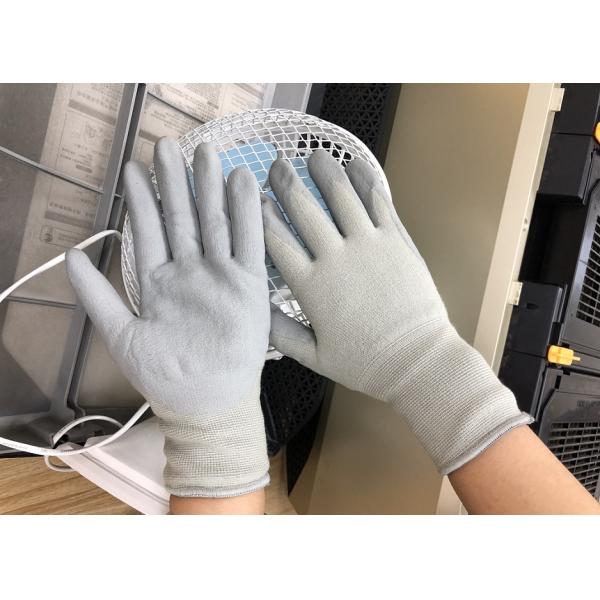 Environmental Protection Nitrile Palm Green Bamboo Fiber Hand Safety Gloves