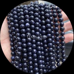 Round Gemstone with Polished Technique Red Jasper Blue Sandstone Crystal Healing