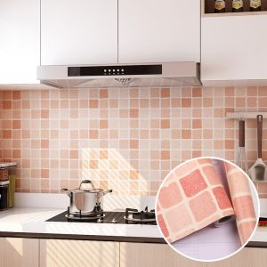 Vinyl Wallpapers Kitchen Brick PVC Wallpaper Bedroom Wall paper Oil proof 3D