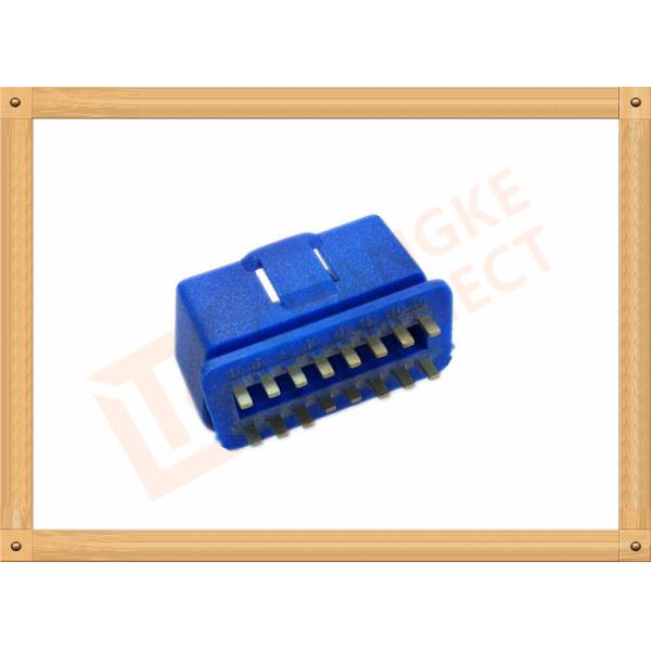 PVC BLUE OBDII 16 Pin Male OBD Diagnostic Connector CK-SOM002B