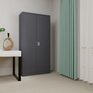 ISO45001 0.4mm-1.0mm Thick Metal Gym Cabinets Powder Coated Steel Cupboard