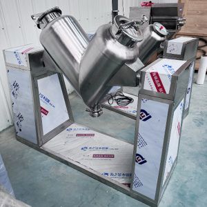Stainless Steel Vertical V-shaped Mixer For Powder Food Seasoning Mixer
