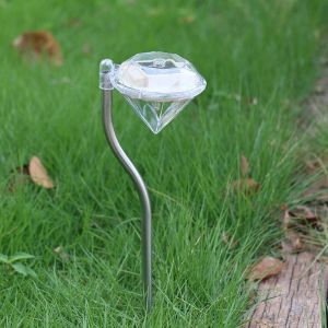 Eco Solar Powered LED Ground Lights Rechargeable Battery