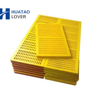 30mm Thickness Polyurethane Screen Panels 305x305mm To Dewatering Deck