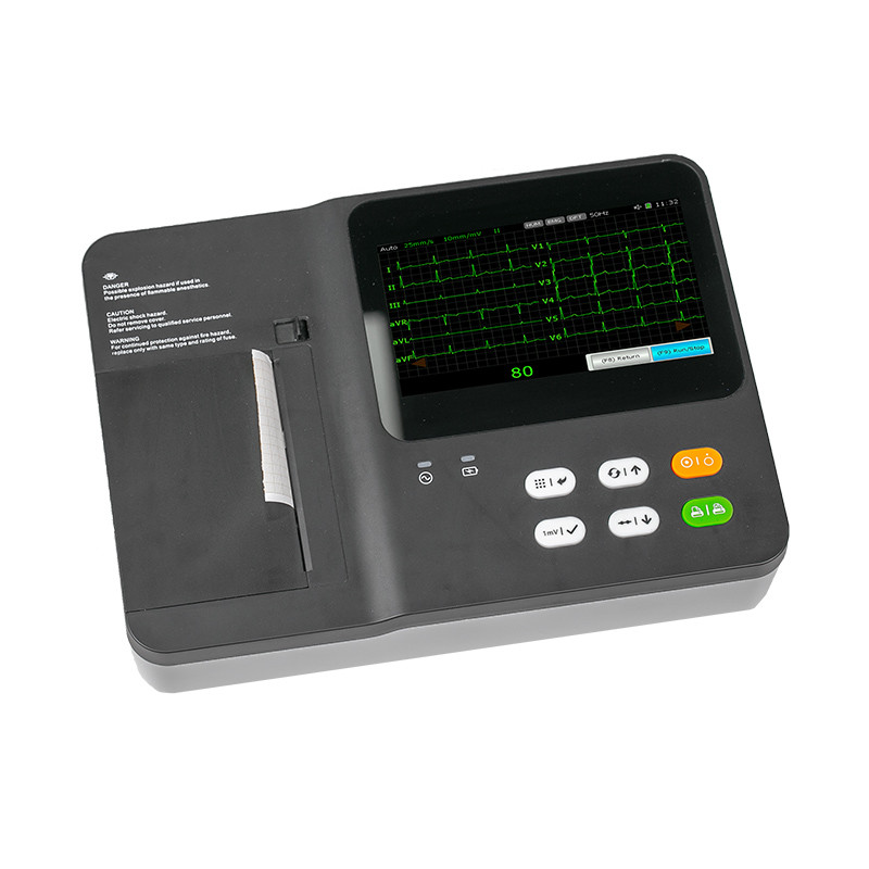 3 Channel Portable ECG Machine With Monitor System Manual Automatic
