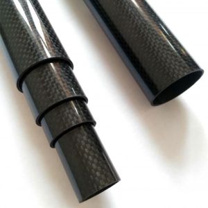 100% 3K Telescoping Carbon Fiber Poles High Pressure Resistance