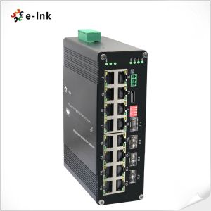 Managed Industrial Hardened Ethernet Switch with PoE for IP Cameras And Wireless